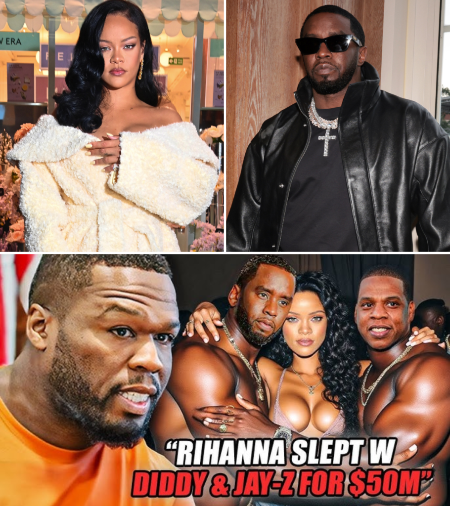 50 Cent rev3la el acu3rdo de 50 millon3s de dólares de Rihanna con Diddy y Jay-Z