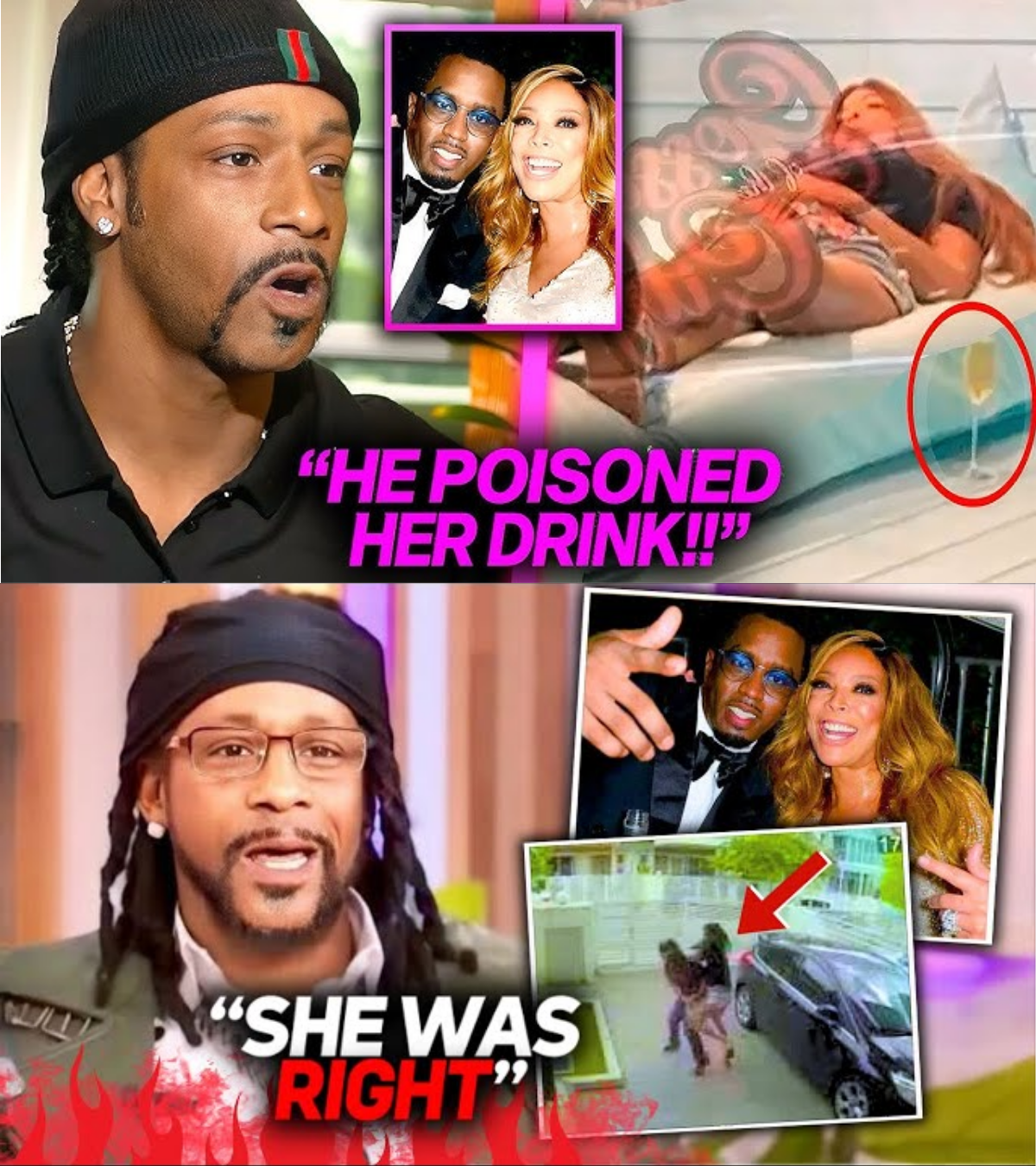 Diddy int3ntó enven3nar a Weedy Williams en un intent0 de silenciarla, según Katt Williams