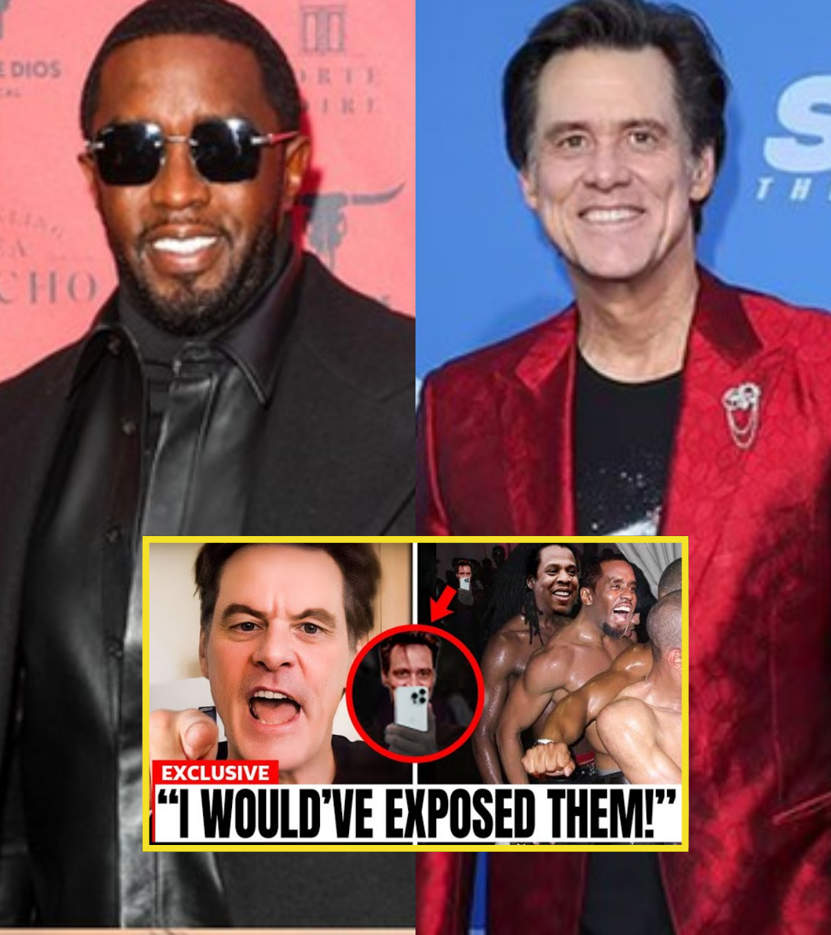 Jim Carrey explica su reticencia a asistir a las fiestas de Diddy