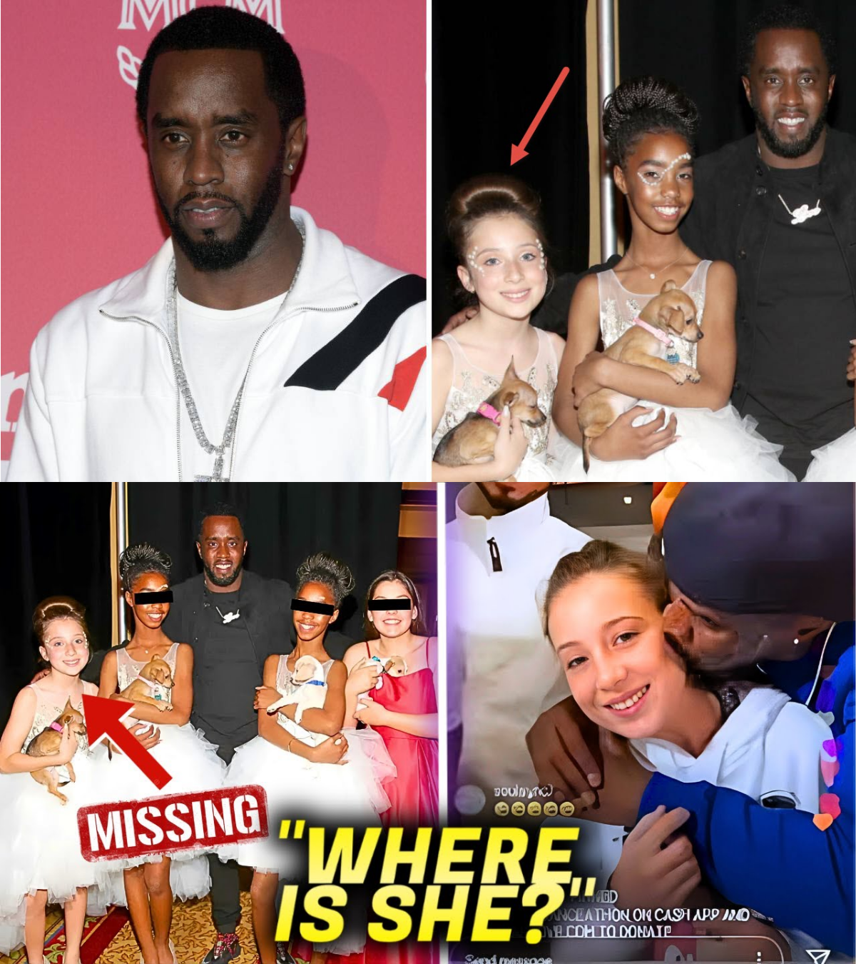 La hija blanca ad0ptada de Diddy finalm3nte rev3la su tortura