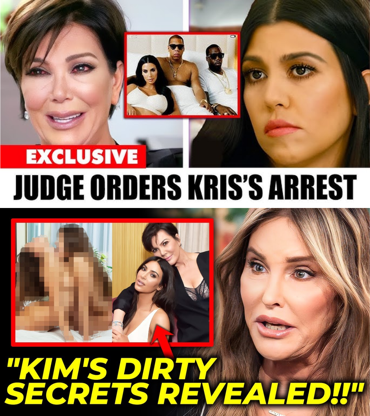 Las oscur@s verdad3s de Diddy, Kris Jenner y Kim Kardashian finalmente son reveladas por Caitlyn Jenner en un nuev0 e imp@ctante video.
