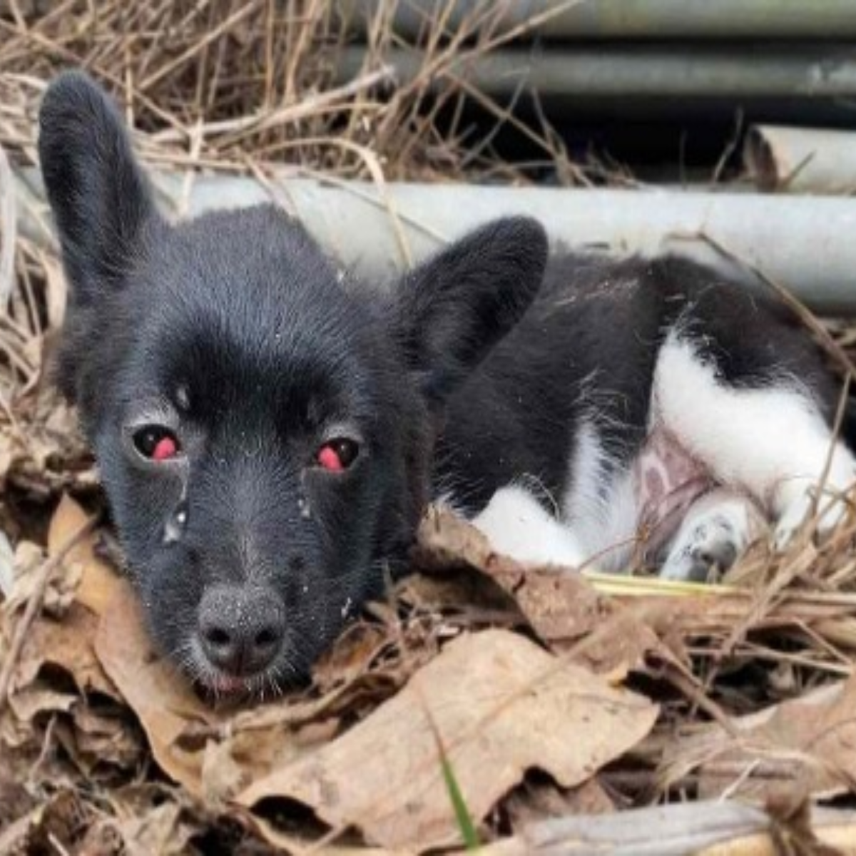 Saving a trapped puppy by jumping into an ice lake is an incredible act of bravery and selflessness.