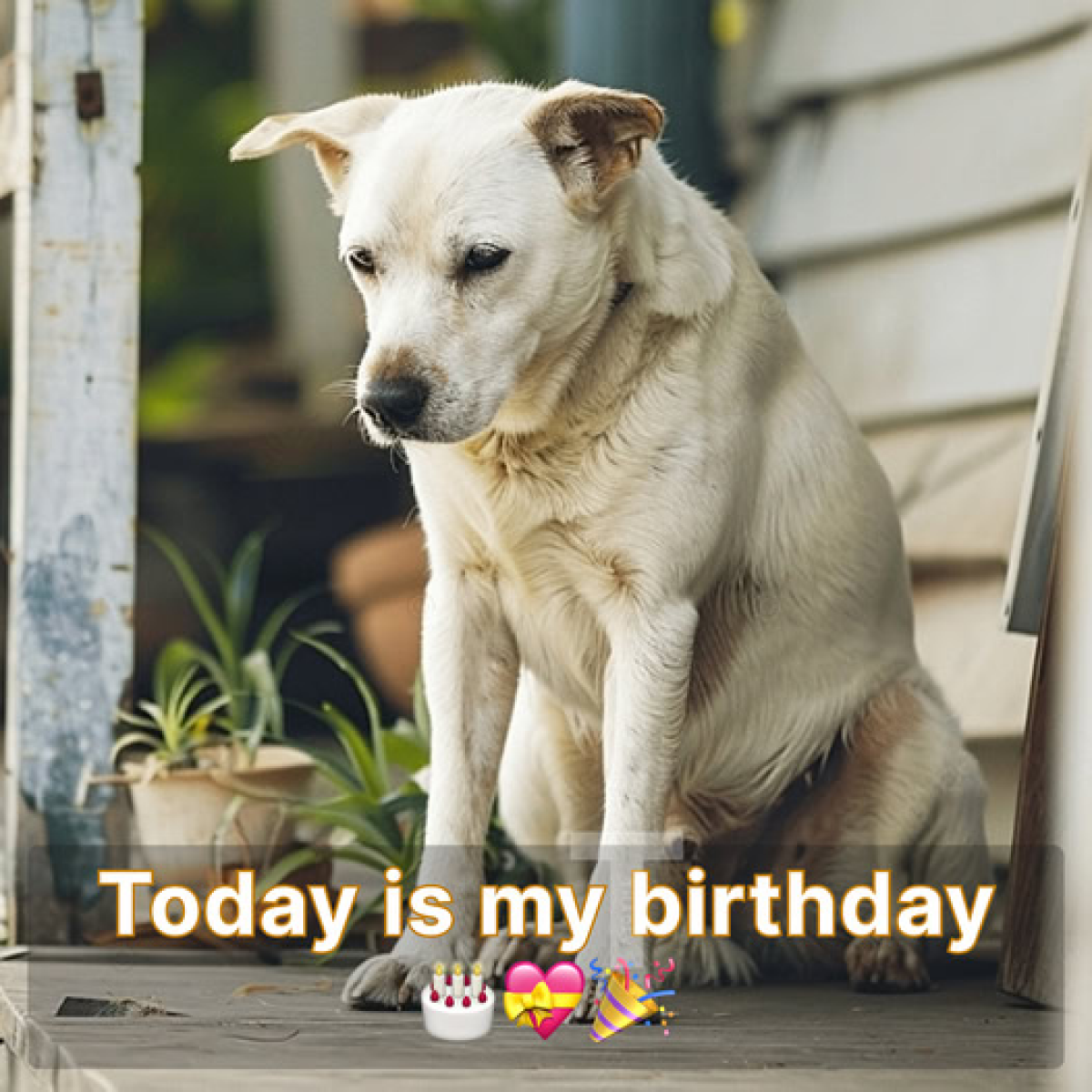 Today is my birthday, yet I’m feeling upset because no one has remembered to send me a birthday message.dvh