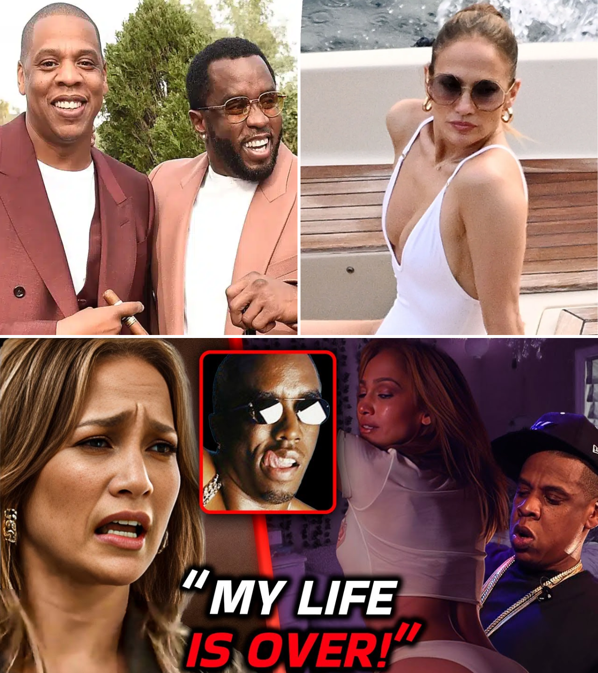 ¡J.Lo FURIOSA porque un video s*xual filtrad0 con Diddy y Jay-Z arruina su vida!